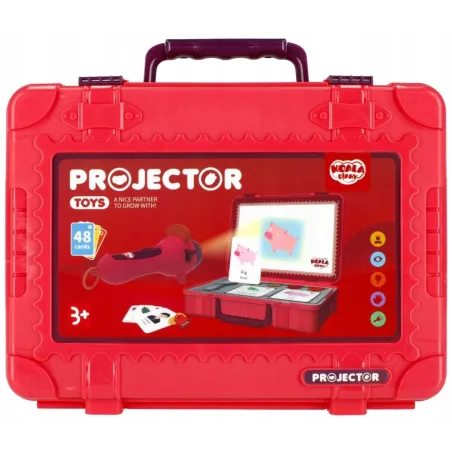 PROJEKTOR EDUKACYJNY Z WALIZKĄ I AKCESORIAMI MEGA CREATIVE 3+