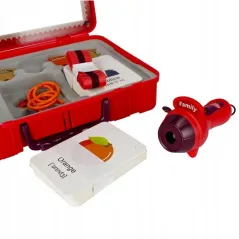 PROJEKTOR EDUKACYJNY Z WALIZKĄ I AKCESORIAMI MEGA CREATIVE 3+