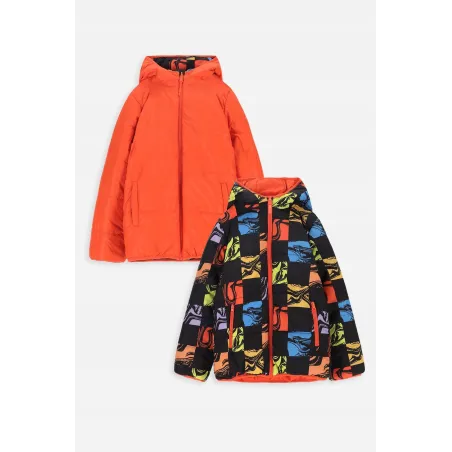 KURTKA PRZEJŚCIOWA DWUSTRONNA DLA CHŁOPCA ROZMIAR 158 COCCODRILO