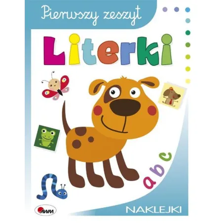 LITERKI PIERWSZY ZESZYT + NAKLEJKI Jolanta Czarnecka - AWM