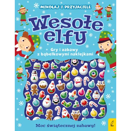 Wesołe Elfy Wypukłe Naklejki Wesołe Elfy Wypukłe Naklejki