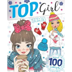 TOP GIRL. ZIMA. KSIĄŻECZKA Z NAKLEJKAMI