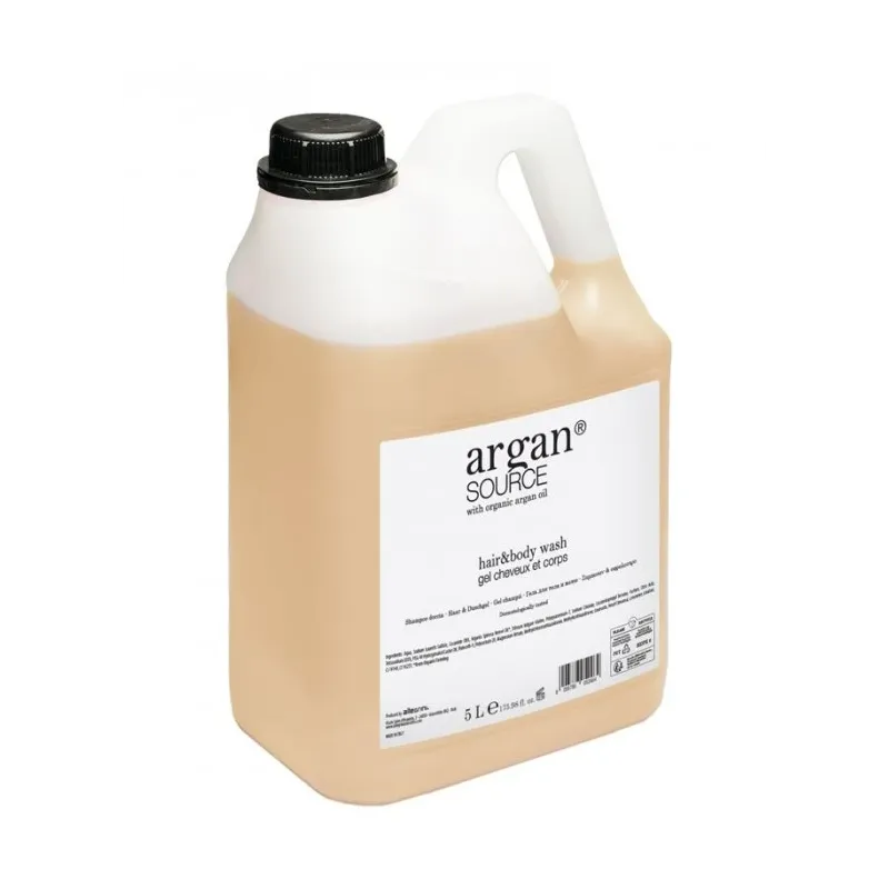 PROFESJONALNY SZAMPON I ŻEL POD PRYSZNIC 2W1 ARGAN SOURCE 5L Z OLEJKIEM ARGANOWYM PROFESJONALNY SZAMPON I ŻEL POD PRYSZNIC 2W1 ARGAN SOURCE 5L Z OLEJKIEM ARGANOWYM