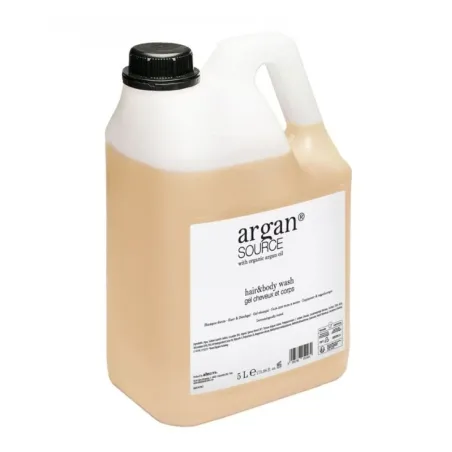 Profesjonalny Szampon I Żel Pod Prysznic 2W1 Argan Source 5L Z Olejkiem Arganowym Profesjonalny Szampon I Żel Pod Prysznic 2W1 Argan Source 5L Z Olejkiem Arganowym