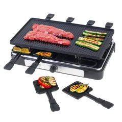 GRILL RACLETTE ADLER AD 6616 ELEKTRYCZNY 1400W 8 PATELENEK