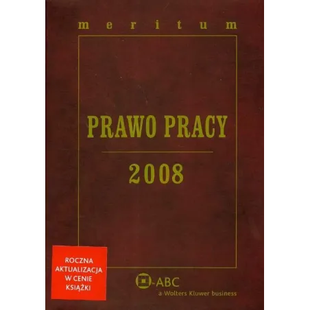PRAWO PRACY 2008 Kazimierz Jaśkowski - Wolters Kluwer