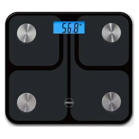 INTELIGENTNA WAGA BLUETOOTH 12 POMIARÓW CZARNA ELDOM TWO600 ELLIE