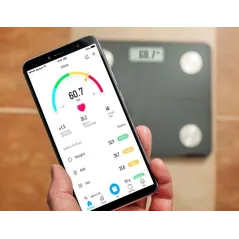 INTELIGENTNA WAGA BLUETOOTH 12 POMIARÓW CZARNA ELDOM TWO600 ELLIE