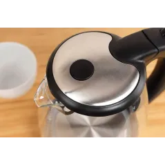 ELEKTRYCZNY CZAJNIK BEZPRZEWODOWY ELDOM C415 1.7L 2200W SZKLANY LED