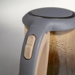 ELEKTRYCZNY CZAJNIK BEZPRZEWODOWY ELDOM C470 1.7L 2200W SZKLANY LED