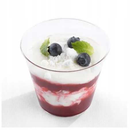 PUCHAREK PLASTIKOWY DO DESERÓW SABERT CLEAR 230 ML PRZEZROCZYSTY