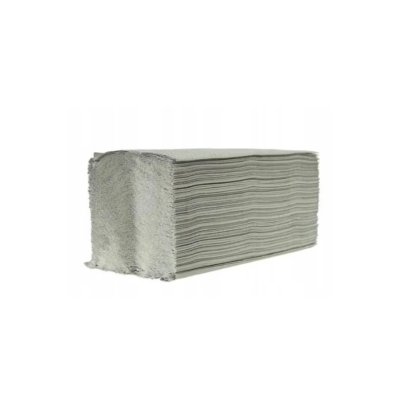 RĘCZNIK PAPIEROWY SKŁADANY ZZ KACZORY SZARE 20 OPAKOWAŃ × 200 SZT.