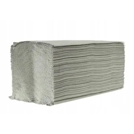 RĘCZNIK PAPIEROWY SKŁADANY ZZ KACZORY SZARE 20 OPAKOWAŃ × 200 SZT.