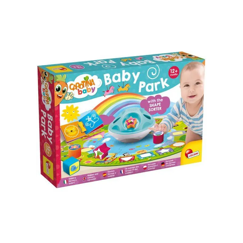 KAROTKA BABY PARK KSZTAŁTÓW I KOLORÓW SORTER EDUKACYJNY DLA DZIECI LISCANI 12M+