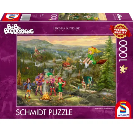 PUZZLE SPOTKANIE MŁODYCH CZAROWNIC 1000 ELEMENTÓW SCHMIDT 10+