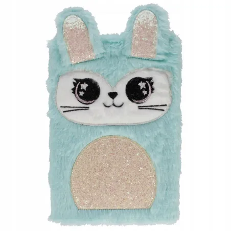 Pamiętnik Pluszowy Notes A5 Włochacz Królik