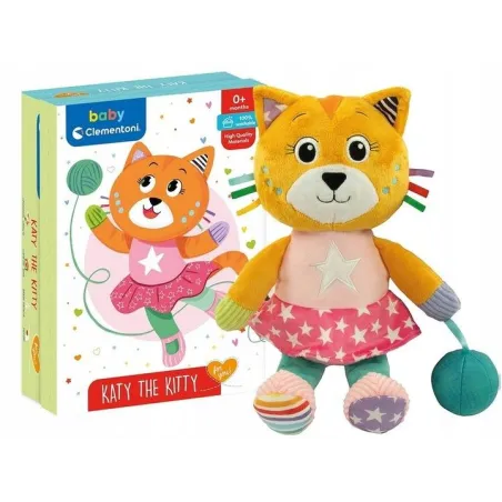 MOJA PRZYJACIÓŁKA KICIA SENSORYCZNA ZABAWKA CLEMENTONI 0+
