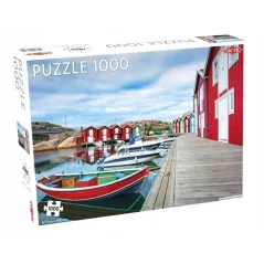 PUZZLE FISHING HUTS IN SMOGEN 1000 ELEMENTÓW EUROGRAPHICS 10+