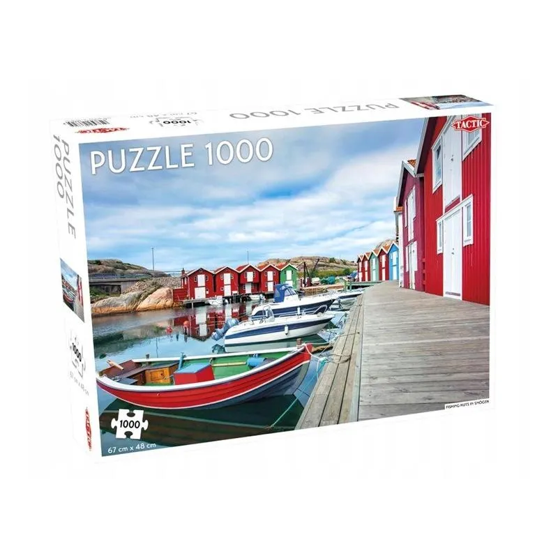 PUZZLE FISHING HUTS IN SMOGEN 1000 ELEMENTÓW EUROGRAPHICS 10+
