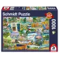 Puzzle Pamiątki Z Podróży 1000 Elementów Schmidt 10+