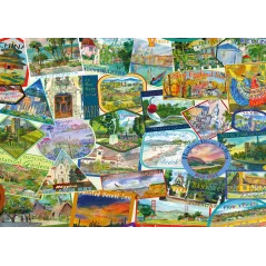 Puzzle Pamiątki Z Podróży 1000 Elementów Schmidt 10+