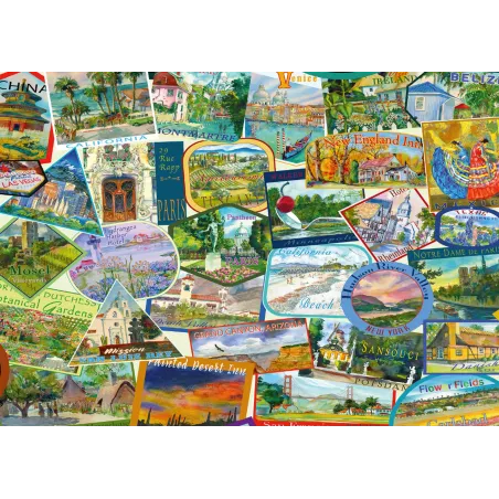 Puzzle Pamiątki Z Podróży 1000 Elementów Schmidt 10+