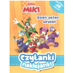 DISNEY JUNIOR MIKI DZIEŃ PEŁEN WRAŻEŃ CZYTANKI NAKLEJANKI 3+ - Olesiejuk