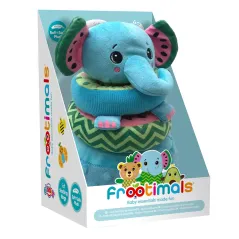 SENSORYCZNA PIRAMIDA PLUSZOWA EDUKACYJNA ZABAWKA DLA MALUCHÓW 0+