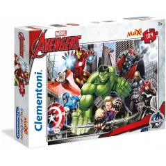 PUZZLE MAXI MARVEL AVENGERS 104 ELEMENTY CLEMENTONI 6+