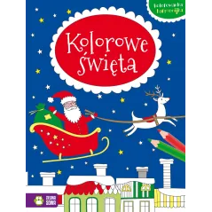 KOLOROWE ŚWIĘTA KOLOROWANKA HARMONIJKA 4+ - Zielona Sowa