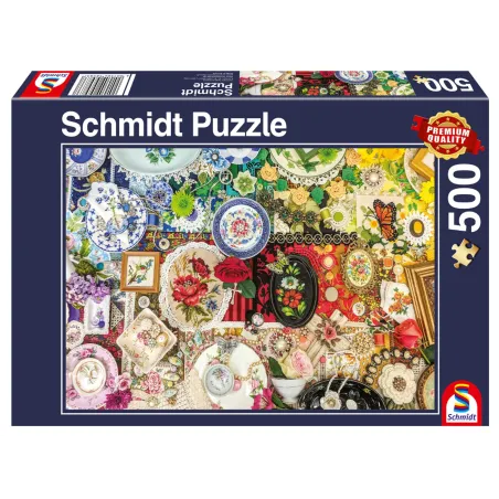 Puzzle Kolorowe Ozdoby 500 Elementów Schmidt 8+