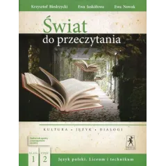 ŚWIAT DO PRZECZYTANIA 1 PODRĘCZNIK Krzysztof Biedrzycki, Ewa Jaskółowa, Ewa Nowak - Stentor