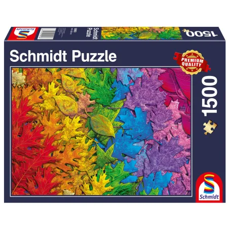 Puzzle Kolorowe Liście 1500 Elementów Schmidt 12+