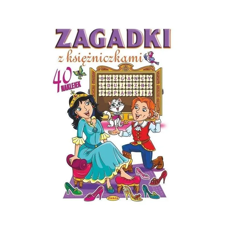 ZAGADKI Z KSIĘŻNICZKAMI 40 NAKLEJEK Ernest Błędowski - Pasja ZAGADKI Z KSIĘŻNICZKAMI 40 NAKLEJEK Ernest Błędowski - Pasja