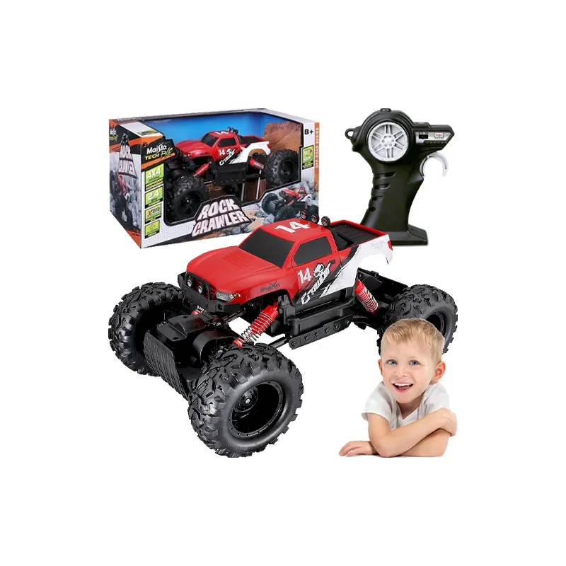 SAMOCHÓD ZDALNIE STEROWANY TERENOWY ROCK CRAWLER MAISTO CZERWONY RC MAISTO 8+