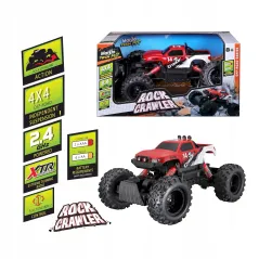 SAMOCHÓD ZDALNIE STEROWANY TERENOWY ROCK CRAWLER MAISTO CZERWONY RC MAISTO 8+