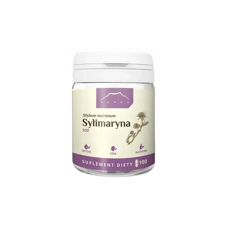 NANGA SYLIMARYNA 300 MG 100 KAPSUŁEK – EKSTRAKT Z OSTROPESTU PLAMISTEGO NANGA SYLIMARYNA 300 MG 100 KAPSUŁEK – EKSTRAKT Z OSTROPESTU PLAMISTEGO