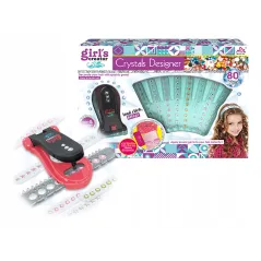 ZESTAW KREATYWNY DO OZDABIANIA KRYSZTAŁKAMI Z MASZYNKĄ ASKATO 5+