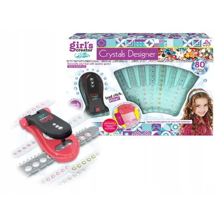 ZESTAW KREATYWNY DO OZDABIANIA KRYSZTAŁKAMI Z MASZYNKĄ ASKATO 5+