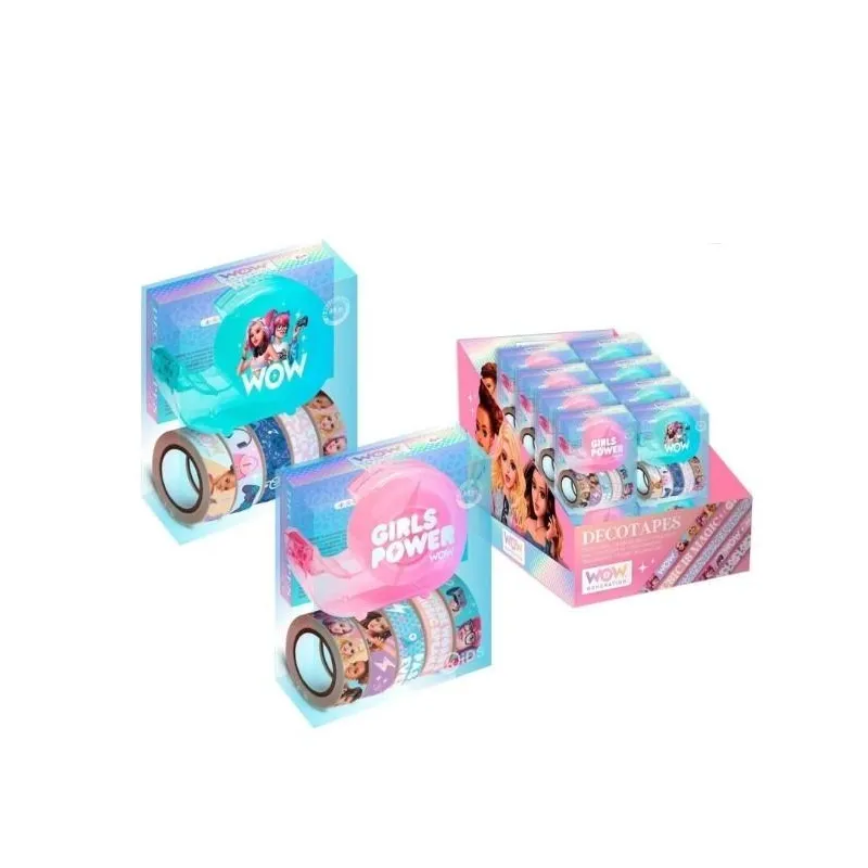 TAŚMY DEKORACYJNE Z PODJNIKIEM WOW GENERATION MIX WZORÓW 5SZT.