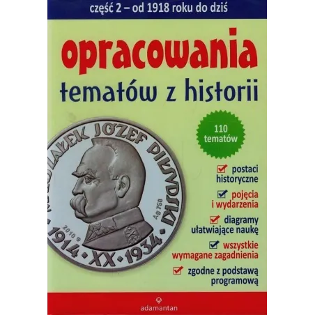 Opracowania Tematów Z Historii 2 Od 1918 Roku Do Dziś Anna Wilczyńska