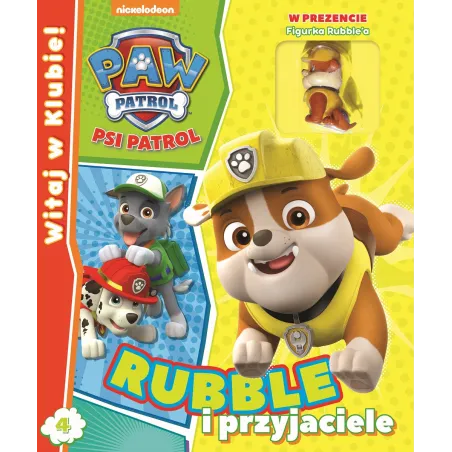 Psi Patrol. Witaj W Klubie. Rubble I Przyjaciele + Figurka Psi Patrol. Witaj W Klubie. Rubble I Przyjaciele + Figurka