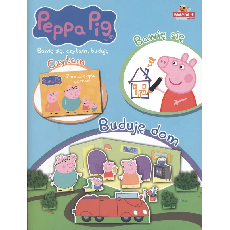 ŚWINKA PEPPA. BUDUJĘ DOM. BAWIĘ SIĘ, CZYTAM, BUDUJĘ - Media Service Zawada