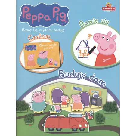ŚWINKA PEPPA. BUDUJĘ DOM. BAWIĘ SIĘ, CZYTAM, BUDUJĘ - Media Service Zawada