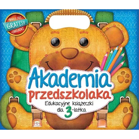 Akademia przedszkolaka. Edukacyjne książeczki dla 3latka Praca Zbiorowa