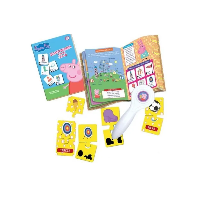 ŚWINKA PEPPA ZGADYWANKA CZYTAJ I UCZ SIĘ! 3-6 LAT - Media Service Zawada ŚWINKA PEPPA ZGADYWANKA CZYTAJ I UCZ SIĘ! 3-6 LAT - Media Service Zawada