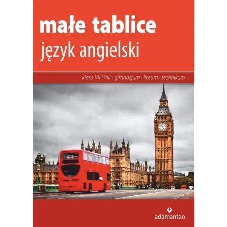 Małe Tablice Język Angielski