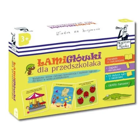 Łamigłówki Dla Przedszkolaka. Kapitan Nauka 3+