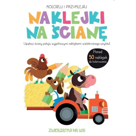 NAKLEJKI NA ŚCIANĘ ZWIERZĄTKA NA WSI 