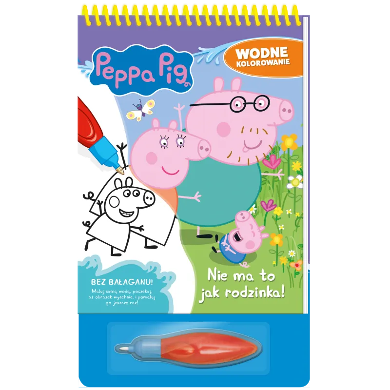 ŚWINKA PEPPA. NIE MA TO JAK RODZINKA! WODNE KOLOROWANIE